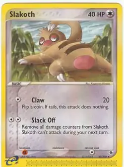Pokemon Card - Ruby & Sapphire 45/109 - SLAKOTH (uncommon) - NM - Image 1