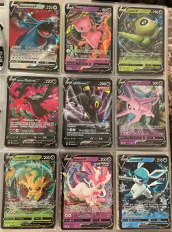 Pokemon TCG Ultra Rare 54 Card Lot EX V VMAX Mega Evolution Prismatic Holo NM - Image 1