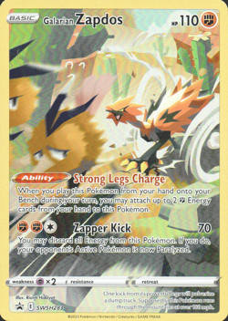 Galarian Zapdos SWSH283 SWSH: Sword & Shield Promo Cards Holo - Image 1