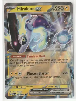 Miraidon ex 081/198 Scarlet & Violet Ultra Rare Holo Pokemon Card - Image 1