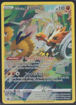 SWSH: Sword & Shield Promo Cards #SWSH283 Galarian Zapdos - Image 1