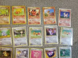 Lot Of 35 Vintage Japanese Pokemon Cards - Image 3