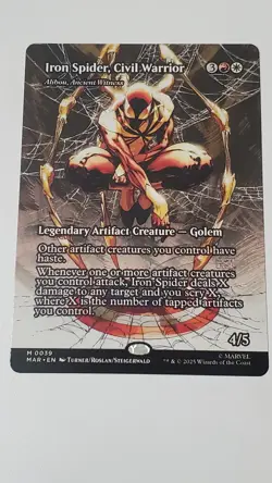 Iron Spider, Civil Warrior - Alibou, Ancient Witness (Borderless) Marvel... - Image 1