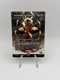 MTG Iron Spider Civil Warrior 0039 Non-Foil (Borderless) Marvel Eternal - NM - Image 1