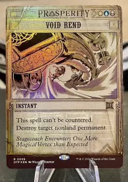 Void Rend Outlaws of Thunder Junction: Breaking News Foil - Image 1