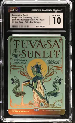 TUVASA THE SUNLIT Secret Lair Foil Mythic CGC 10 MTG EDH [Nostalgium] - Image 1
