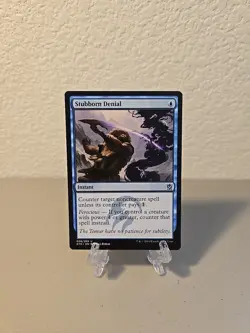 MTG Stubborn Denial LP Khans Of Tarkir - Image 1