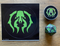 Magic the Gathering Ravnica Guild Kit: Golgari - Pin - Spindown - Sticker - MTG - Image 1