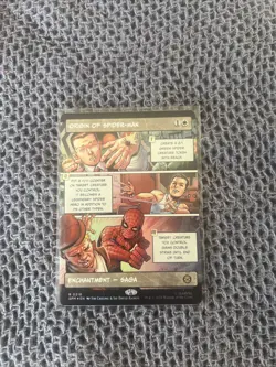 Origin of Spider-Man (Borderless) (Foil) - MTG Marvel's Spider-Man - Image 1