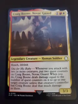 Craig Boone, Novac Guard [Fallout] Magic MTG NM - Image 1