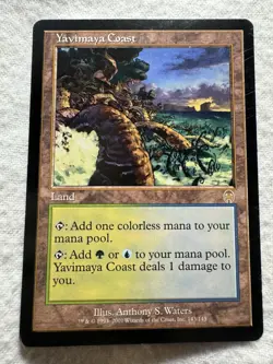 MTG - Yavimaya Coast - Apocalypse - LP - Free Shipping! - Image 1