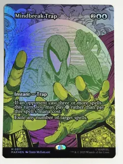 Mindbreak Trap FOIL (Borderless) Marvel Universe Eternal-Legal 11 LP TMP Magic M - Image 1