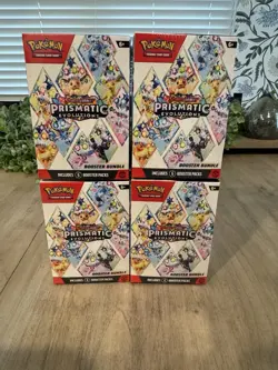 Pokemon TCG Prismatic Evolutions Booster Bundles x4 - New And Sealed - Image 1