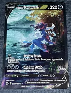 Pokemon Hisuian Samurott v Galarian Gallery GG51/GG70 Crown Zenith NM Condition - Image 2