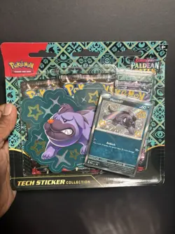 Pokemon Scarlet & Violet Paldean Fates Tech Sticker Collection Lot Of 2 - Image 2