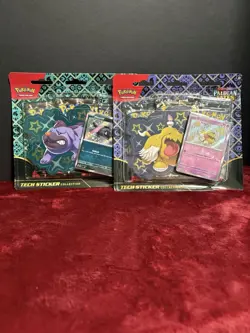 Pokemon Scarlet & Violet Paldean Fates Tech Sticker Collection Lot Of 2 - Image 3