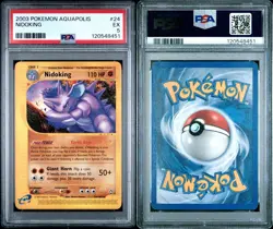 2003 POKEMON AQUAPOLIS 24 NIDOKING EXCELLENT PSA 5 - Image 3