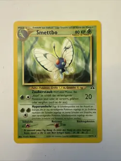 Pokemon TCG Butterfree 19/75 Neo Discovery Non Holo Rare NM/LP a - Image 1