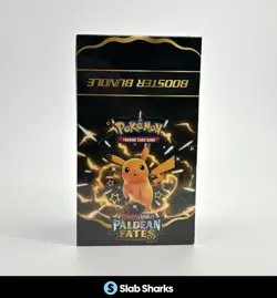 POKEMON TCG SCARLET & VIOLET PALDEAN FATES SEALED BOOSTER BUNDLE CASE - Image 1