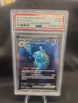 PSA 9 Blastoise EX Special Illustration Rare - 200/165 Pokemon 2023 S&V 151 SIR - Image 1