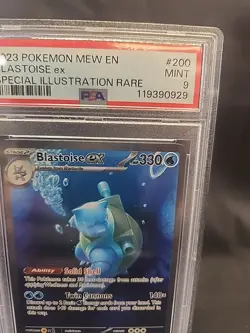 PSA 9 Blastoise EX Special Illustration Rare - 200/165 Pokemon 2023 S&V 151 SIR - Image 3