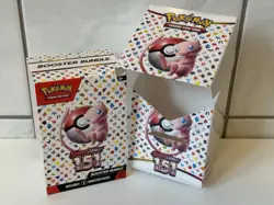 Pokemon 151 Booster Bundle Small Display Box * EMPTY BOX ONLY , NO PACKS * - Image 2