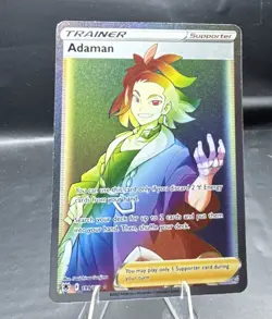 Pokemon TCG Adaman 199/189 Astral Radiance Rainbow Holo Secret Rare NM - Image 3