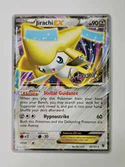 Jirachi EX - Plasma Blast 60/101 Ultra Rare Holo Pokemon TCG - Image 1