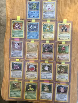 Vintage Pokemon TCG Lot 18 WOTC ERA HOLOS 1st Ed And Shadowless NM - Image 1