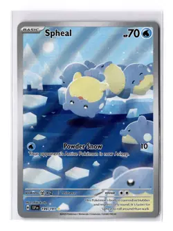 Spheal - 199/191 Scarlet & Violet Surging Sparks Illus. Rare - NM - POKEMON TCG - Image 1