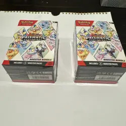 Two (2) Brand New Sealed Pokemon Prismatic Evolutions Booster Bundles - Image 1