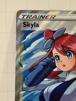 2021 Skyla (Full Art) 072/072 Shining Fates Ultra Rare NM Pokemon - Image 2
