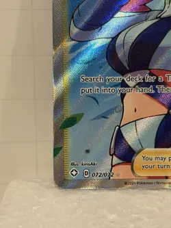 2021 Skyla (Full Art) 072/072 Shining Fates Ultra Rare NM Pokemon - Image 5