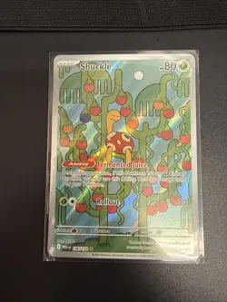 Wally's Compassion 186/132 & Full art Shuckle 136/132 Pokemon Mega Evolution - Image 3