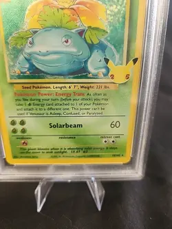 2021 Pokemon Celebrations Venusaur Holo 15/102 PSA 10 Gem Mint - Image 4
