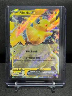 Pikachu ex 063/193 Double Rare Holo Pokemon 2023 Paldea Evolved NM - Image 1