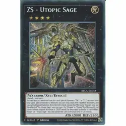 BROL-EN058 ZS - Utopic Sage | 1st Edition Secret Rare | YuGiOh Trading Card TCG - Image 1
