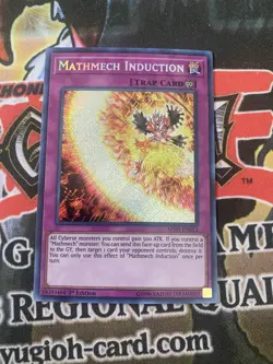 Mathmech Induction MYFI-EN013 NM 1st Secret Rare Yugioh - Image 1