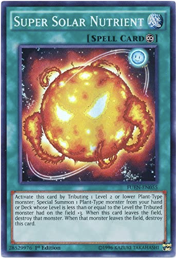 Yu-Gi-Oh! - Super Solar Nutrient - FUEN-EN055 - Super Rare - 1st - NM/M - NEW - Image 1