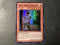Enishi, Shien's Chancellor LCGX-EN241 Super 1st NM Yugioh - Image 1