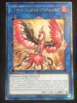 Knightmare Phoenix GEIM-EN051 Rare 1st Edition NM Yugioh - Image 1