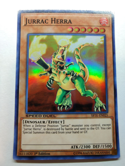 Jurrac Herra SBTK-EN025 - Super Rare -1st Ed - NM Yugioh - Image 1