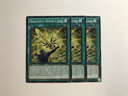 Dragunity Divine Lance (3x) SECE-EN062 Common Near Mint 1st yugioh - Image 1