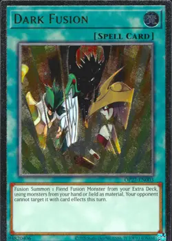 Yugioh Dark Fusion OP27-EN003 Ultimate Rare - Image 1