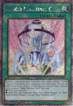 Yugioh! Bingo Machine, Go!!! - RA02-EN062 - Platinum Secret Rare - 1st Edition N - Image 1