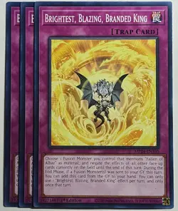 Yugioh x3 Brightest, Blazing, Branded King MP24-EN350 Common 1st Edition - Image 1