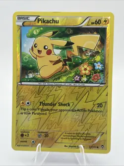 Pikachu 27/111 XY-Furious Fists Reverse Holo 2014 Pokemon Card LP Vintage Rare - Image 1