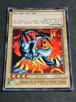 Winged Dragon, 1st Edition LCYW-EN009 Guardian of the Fortress #1 Yu-Gi-Oh card - Image 2