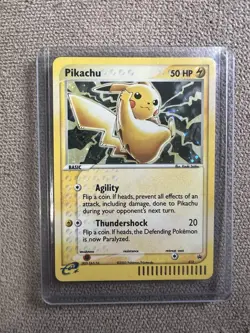 Pokemon TCG. Pikachu 012 Nintendo Black star Promo Holo 2003 E-reader Card NM - Image 1