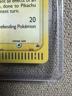 Pokemon TCG. Pikachu 012 Nintendo Black star Promo Holo 2003 E-reader Card NM - Image 3